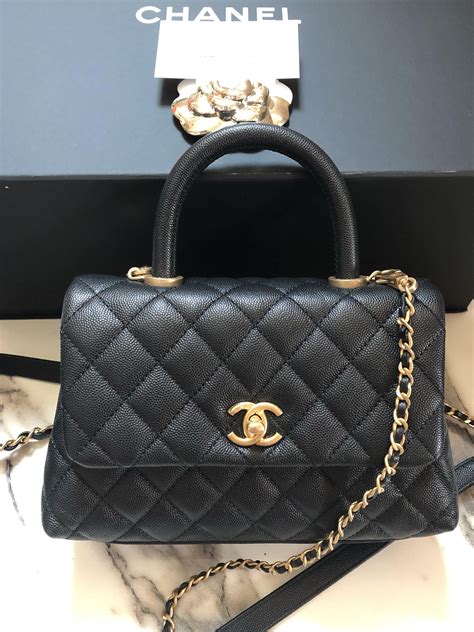 sac chanel coco handle mini|Chanel coco handle prices.